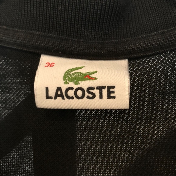 Lacoste Pintucked Long Sleeves Polo Dress - Picture 5 of 5